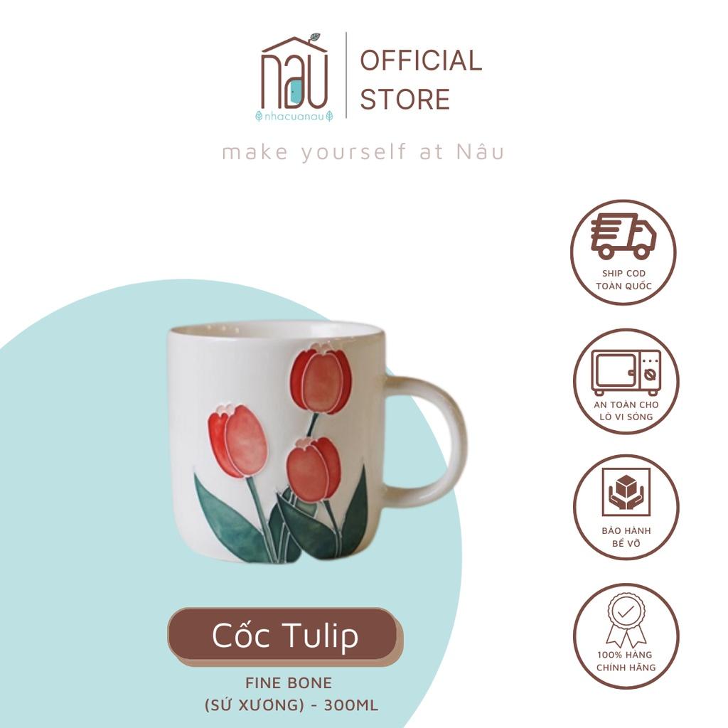Cốc sứ xương cao cấp 350ml dùng uống cafe, nước, dùng tại văn phòng, cặp đôi; thích hợp hơn nữa khi làm quà tặng,...
