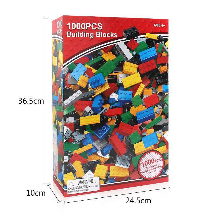Bộ Xếp Hình Lego 1000 Chi Tiết Hộp Đỏ Cho Bé Sáng Tạo