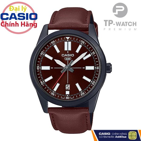 Đồng Hồ Nam Dây Da Casio Standard MTP-VD02BL-5EUDF Chính Hãng - MTP-VD02BL-5E