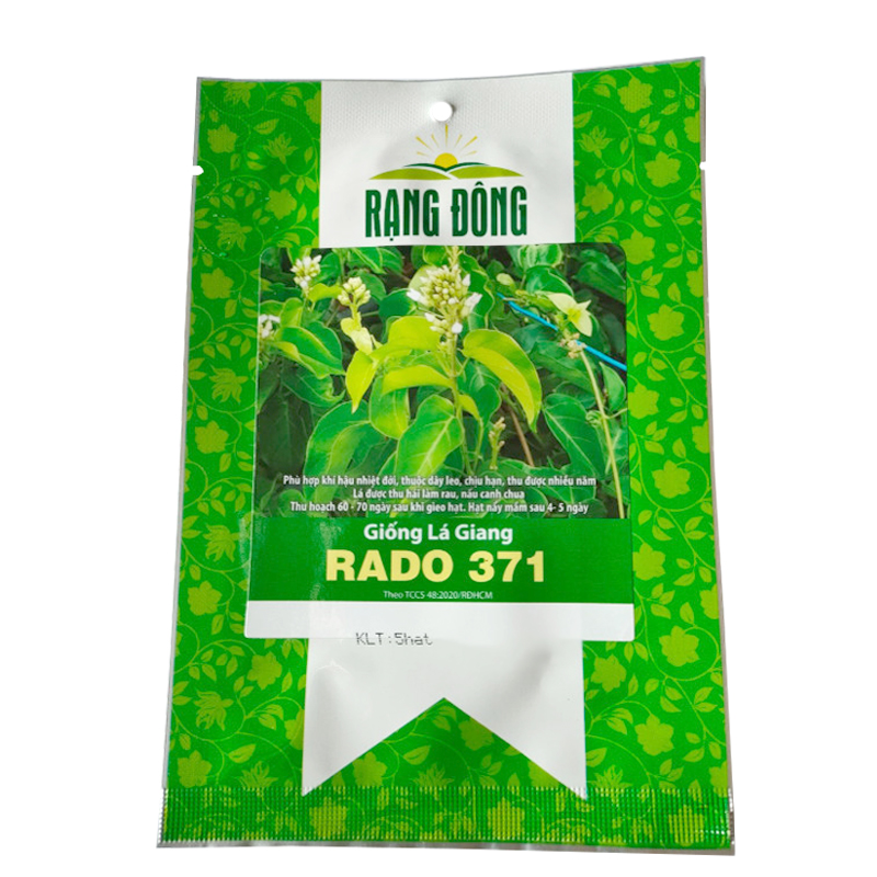Hạt giống lá giang RADO 371 Rạng Đông - Gói 5 hạt