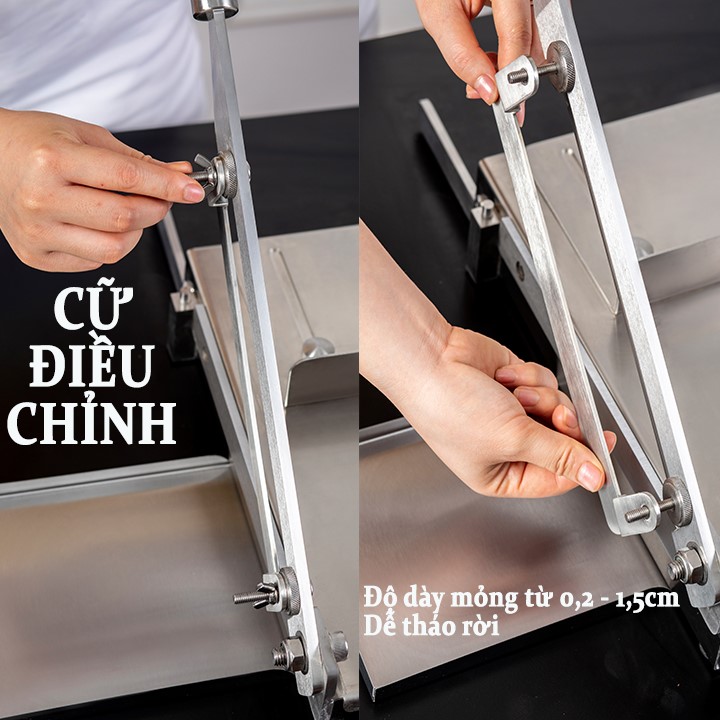 Máy chặt gà, cắt thịt đông lạnh, cắt xương đa năng cầm tay hàng chính hãng Cookeasy. Bản máy chặt gà cao cấp CE900, trọng lượng 3.2 Kg, Size 25x35x8 Cm