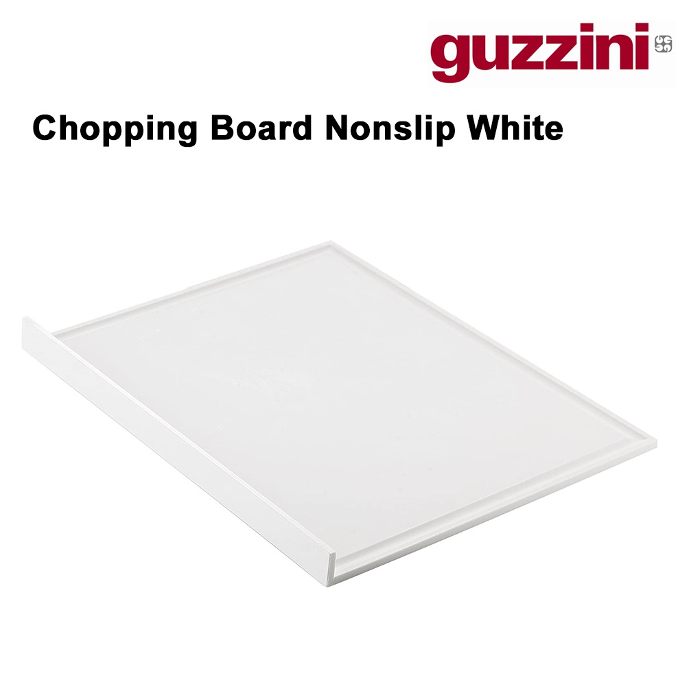 Thớt Cắt Thực Phẩm Cao Cấp Guzzini Chopping Board - An Toàn Cho Máy Rửa Chén - White