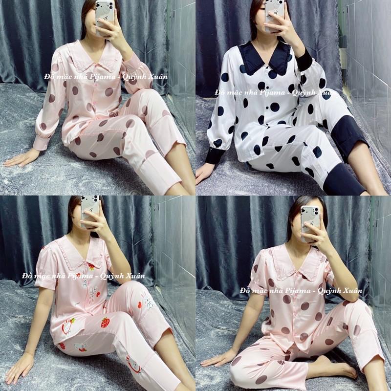 Đồ Mặc Nhà Pijama Latin hàng cao cấp TNQN Freesize - Đồ tiểu thư ảnh thật (có sẳn)