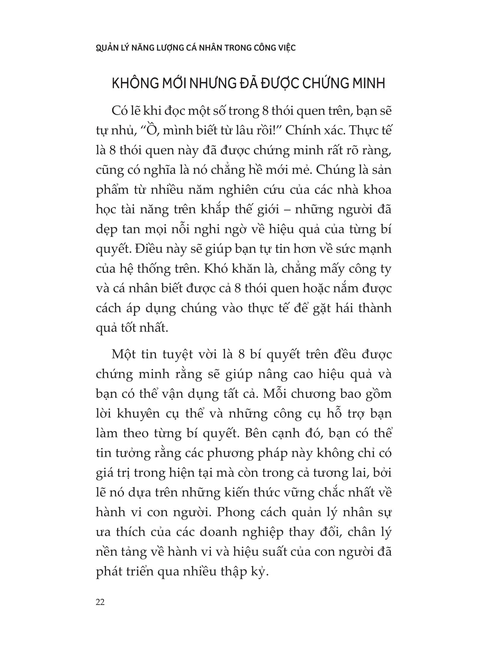 Quản Lý Năng Lượng Cá Nhân Trong Công Việc