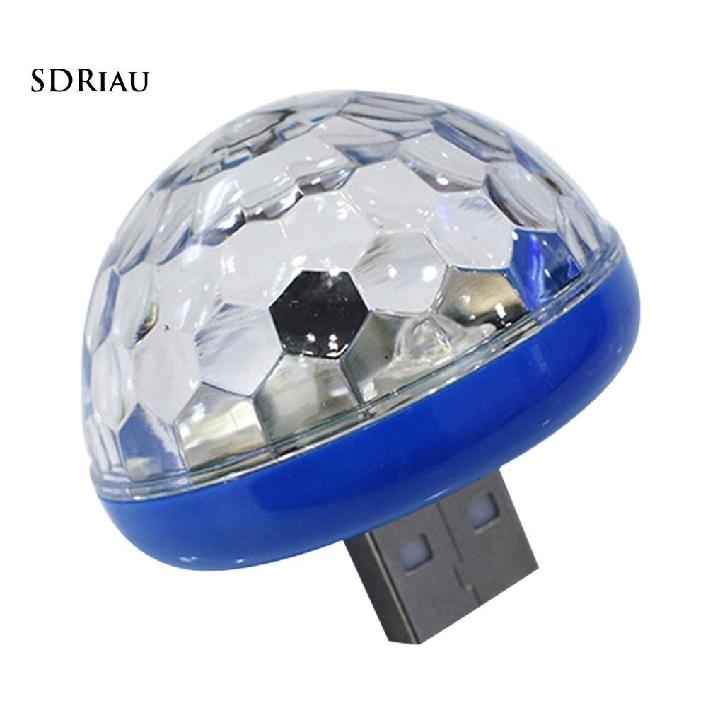 Bóng đèn 3 màu USB led cho trang trí xe hơi DJ