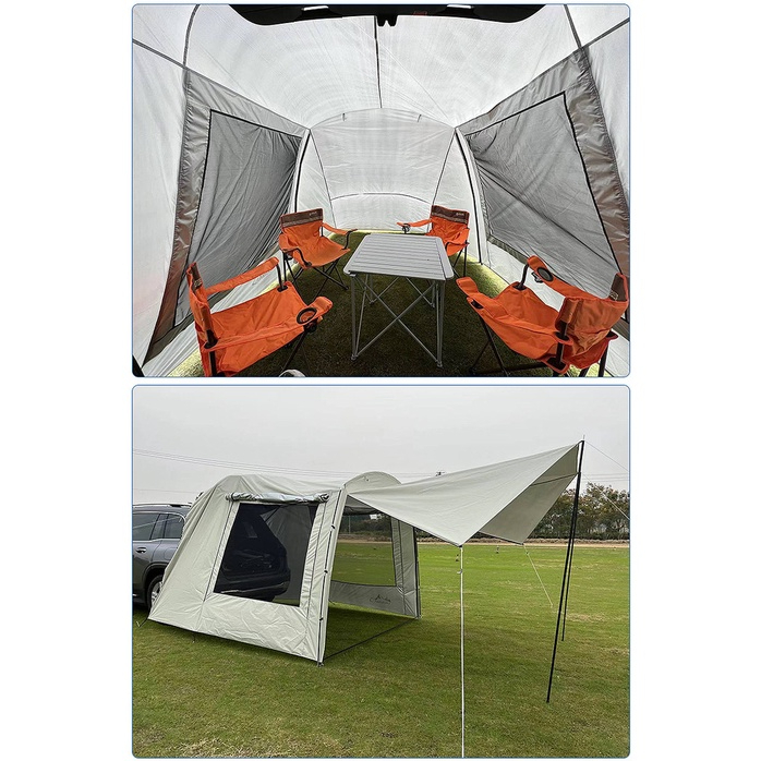 Lều Cắm Trại Sau Xe Ô Tô Camping &amp; Hiking Rear Car - dùng cho ô tô SUV bán tải và xe 7 chỗ