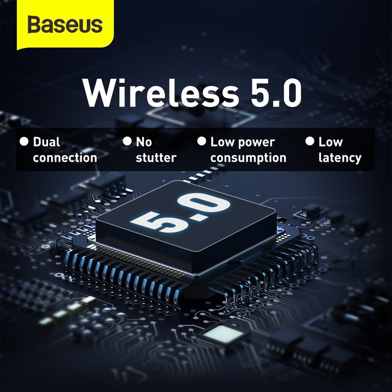 Tai Nghe Bluetooth 5.0 Baseus WM01 TWS Chống Ồn - Tai Nghe True Wireless Baseus WM01 Điều Khiển Cảm Ứng, Khử Tiếng Ồn - Hàng Chính Hãng