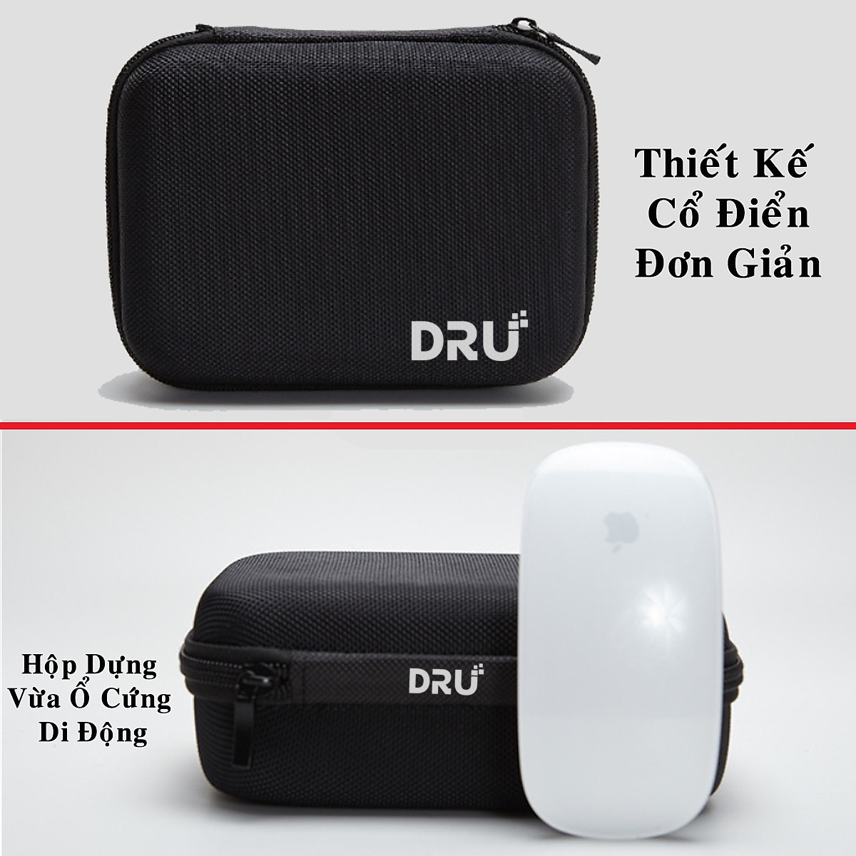 Hộp/ Túi đựng sạc và phụ kiện dành cho Macbook DRU - Hàng chính hãng