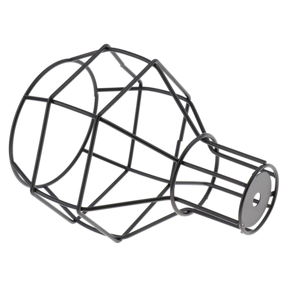 3 pcs Retro Iron Wire Cage Hanging Lamp Shade Pendant Light Chandelier Shade
