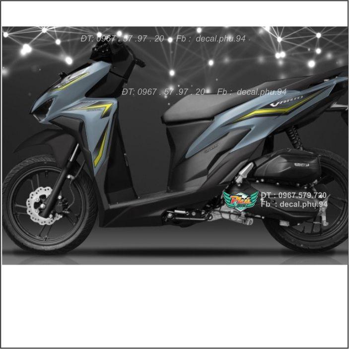 Tem Rời Vario Chỉ xám xanh nhám