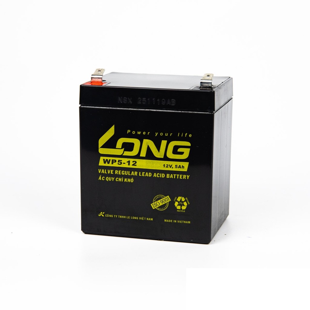 Ắc Quy Long 12V-5Ah WP5-12 - Hàng Chính Hãng