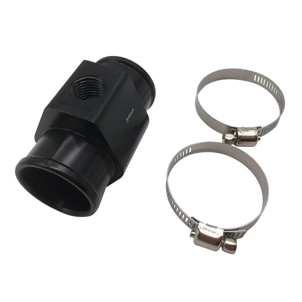 34mm Water Hose Coolant Temperature Sender Sensor Hose Adapter Set