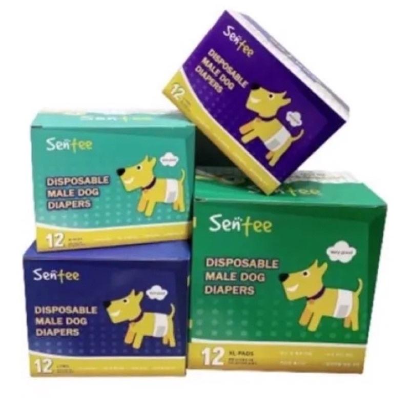 Bỉm dành riêng cho chó đực, tã cho chó đực Pet Soft công nghệ cao 12 miếng dày