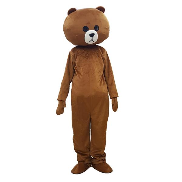 Mascot Gấu brown miệng buồn cực lầy