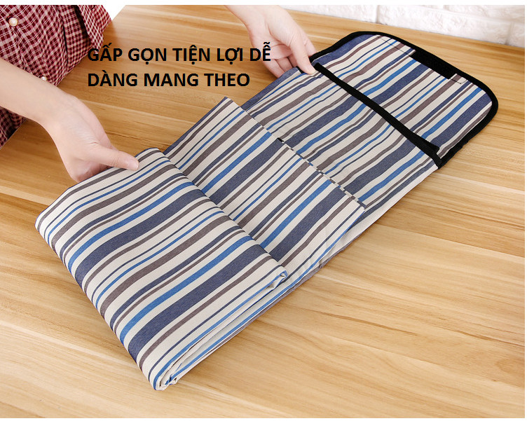 Bạt trải cắm trại 1M5 * 2M xếp gọn, bạt trải du lịch