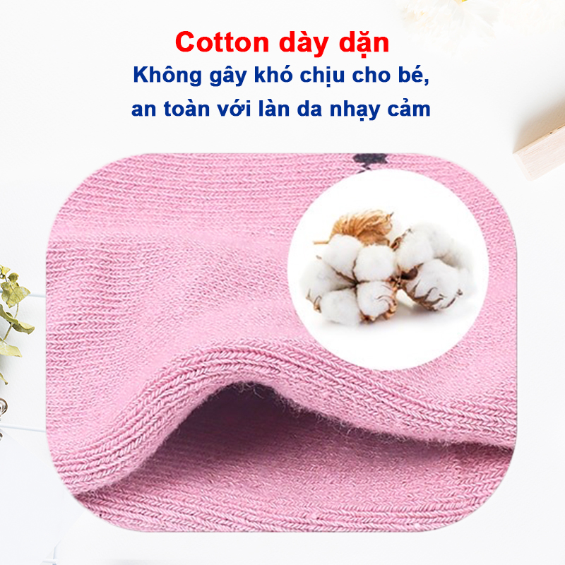 Tất vớ tập bò chống trơn trượt chống trầy vải thun dày co giãn thông hơi bảo vệ đầu gối cho bé yêu – SS003