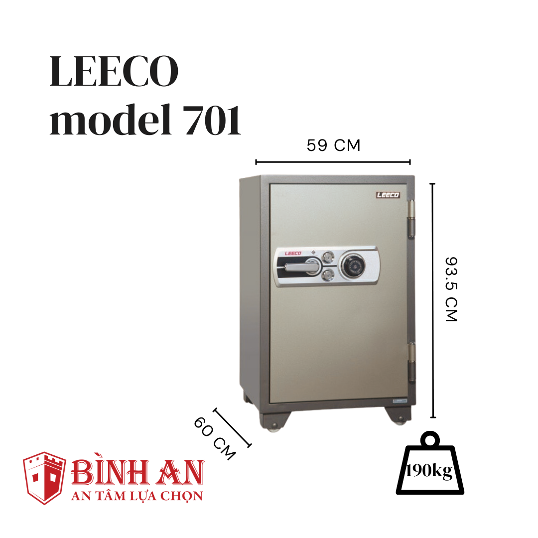 Két sắt Thái Lan chính hãng LEECO 701 (190kg)