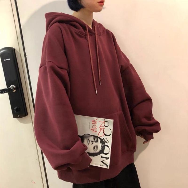 Áo Hoodie Basic Chất Nỉ Bông Dày Dặn Unisex Thích Hợp Cho Cả Nam Và Nữ