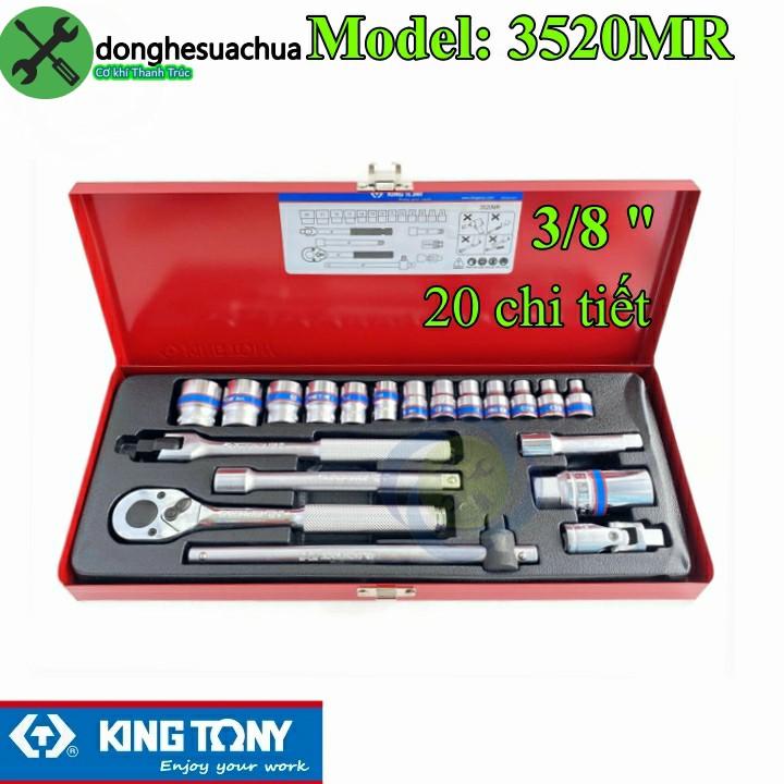 Bộ tuýp 3/8 Kingtony 3520MR 20 chi tiết