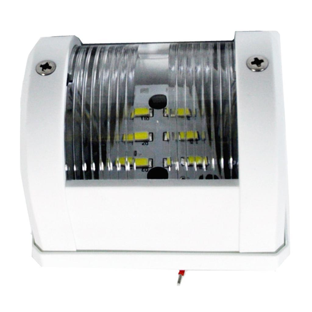 12V LED White Stern Navigation Light Marine Safe Sailing Signal Lamp 2NM