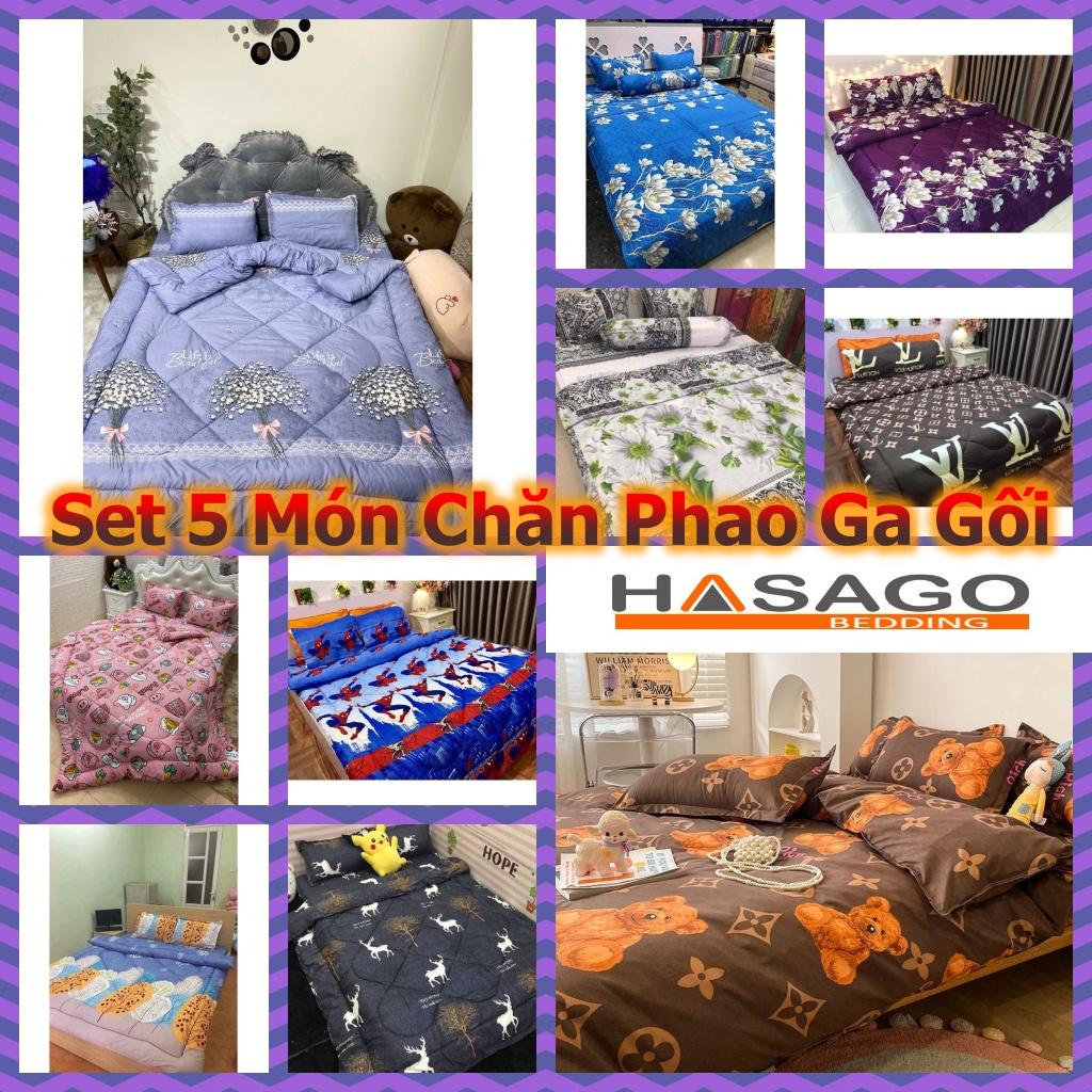 Set 5 Món Chăn Phao Siêu Nhẹ Gồm 1 Chăn Phao 2 áo gối 1 áo gối ôm 1 Ga Bọc Đủ Kích Thước 1m2 1m4 1m6 1m8 2m2 album03