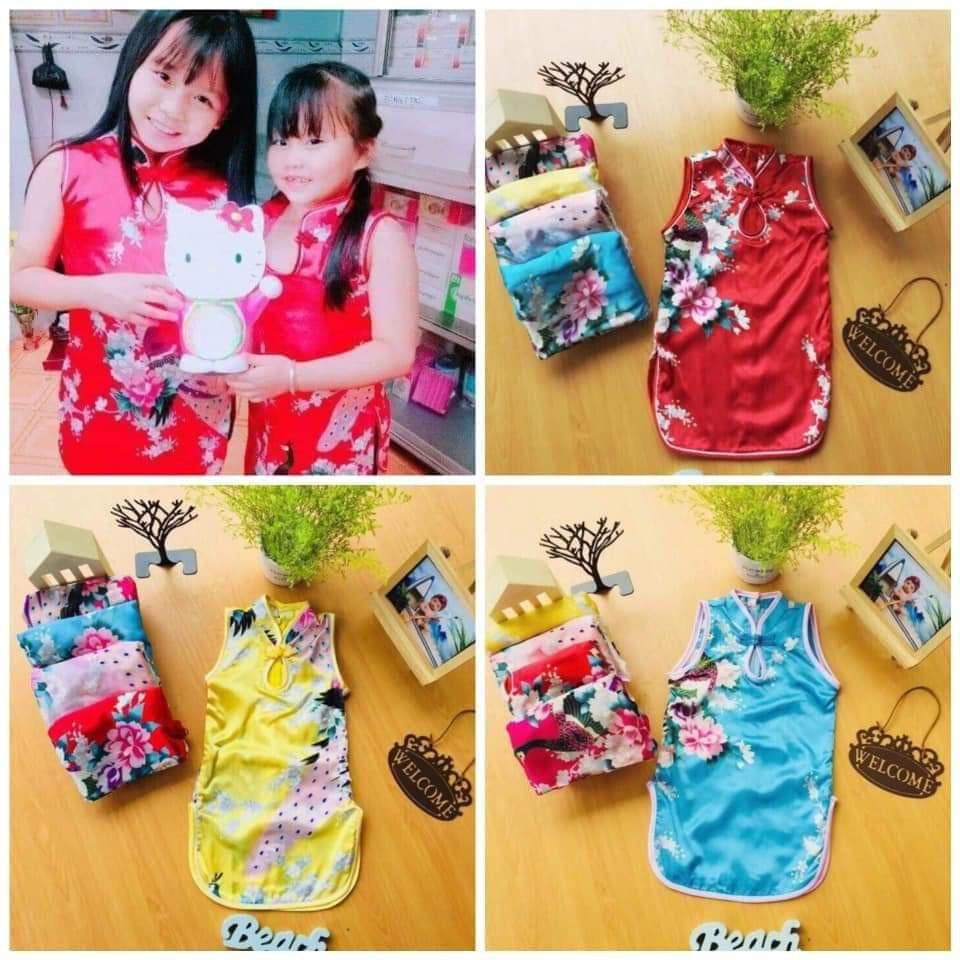 Xườn xám phi cho bé gái