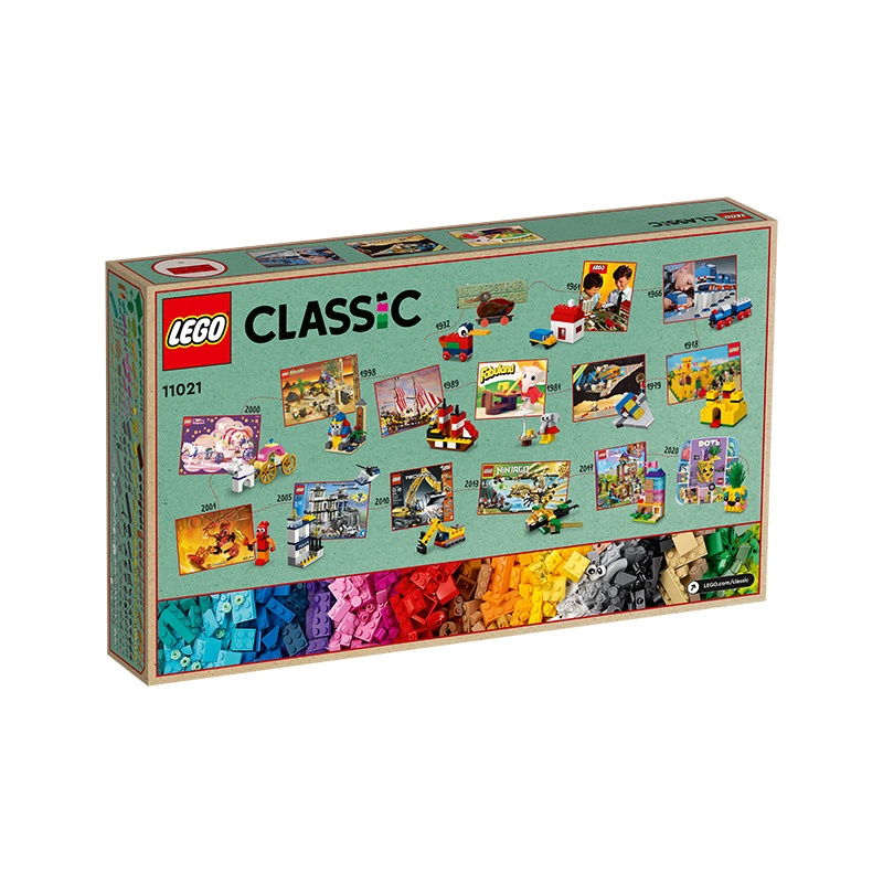 Đồ Chơi LEGO Hộp Gạch Classic Sáng Tạo Phiên Bản 90 Năm 11021 (1100 chi tiết)