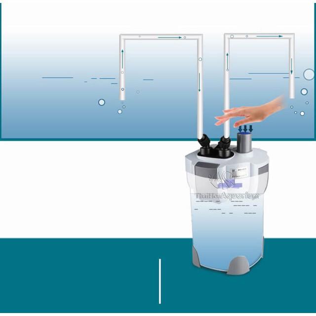 LỌC THÙNG SUNSUN HW-704A 45W-2000L/H CHO BỂ 200-500L