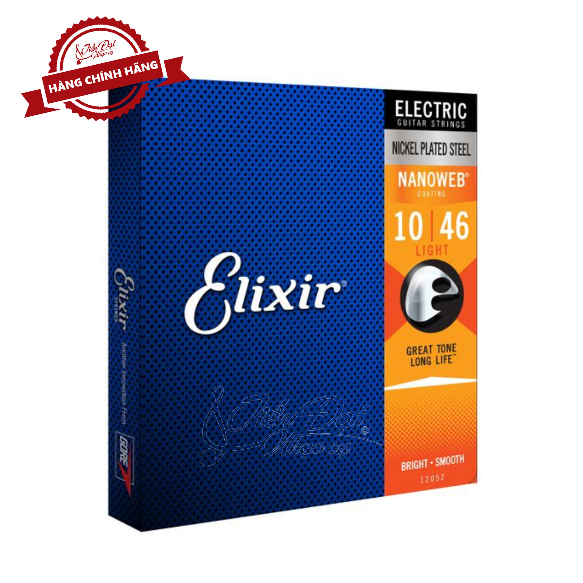 Bộ Dây Đàn Guitar Điện/Electric Guitar Elixir Nanoweb 10-46