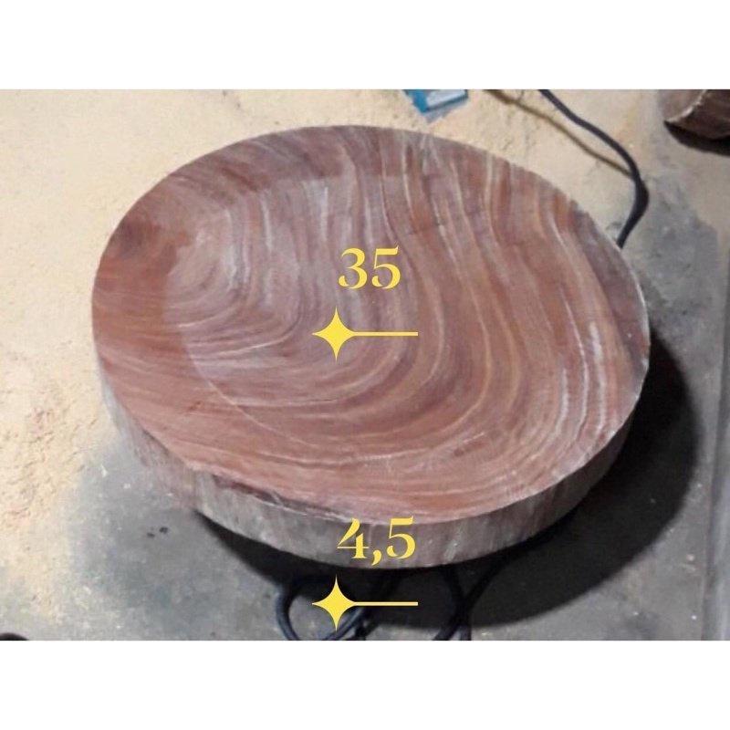 Thớt gỗ nghiến không tâm băm chặt tẹt ga 35cm x 5cm