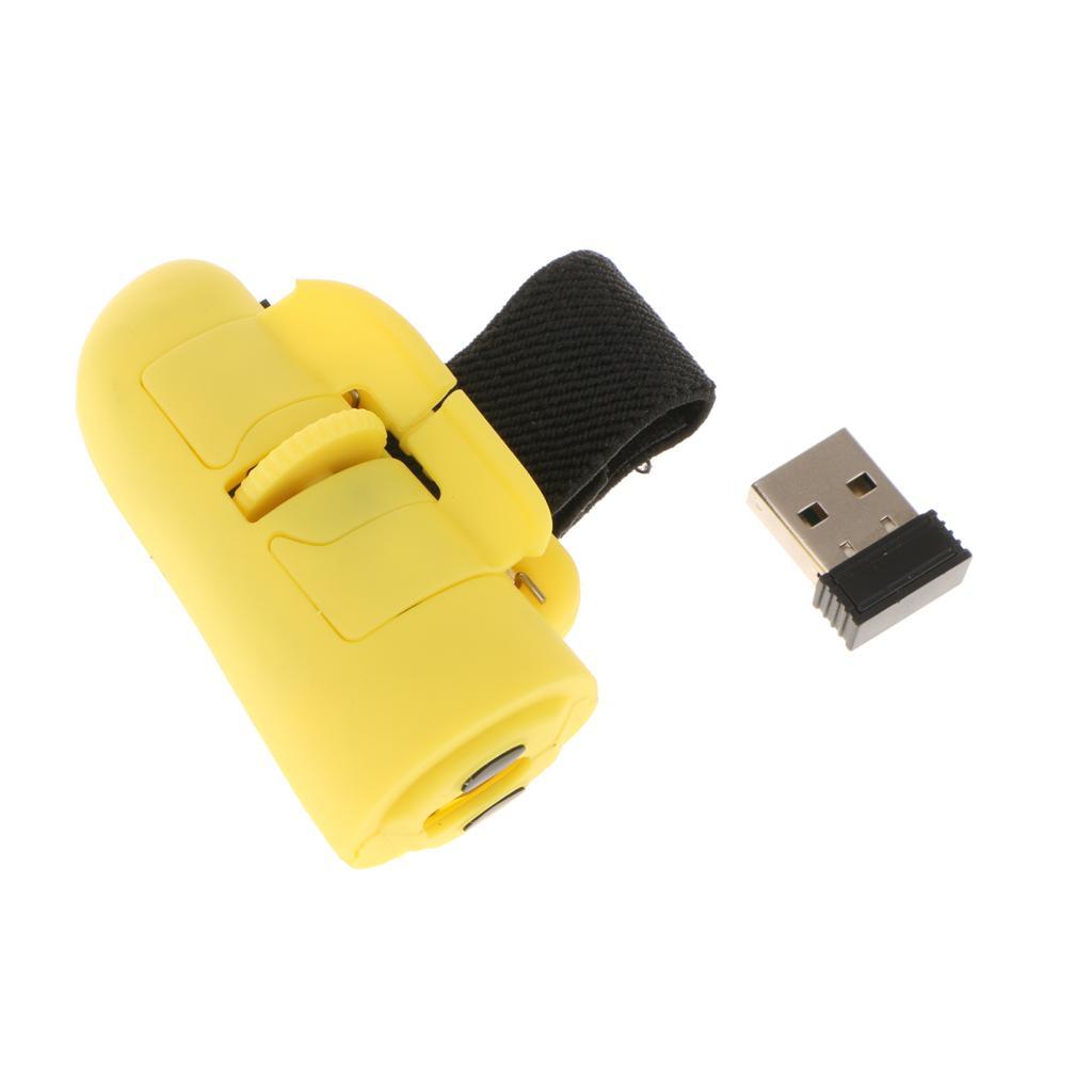 USB Wireless Finger Rings Optical Mouse 1200DPI for PC Laptop