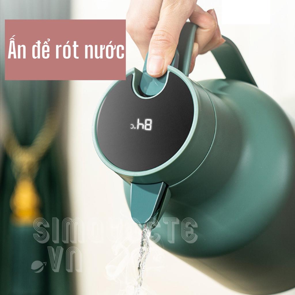 Bình Nước Ấm Nước Giữ Nhiệt Có Màn Hình Hiển Thị Nhiệt Độ Thông Minh Chất Lượng Cao DILLER