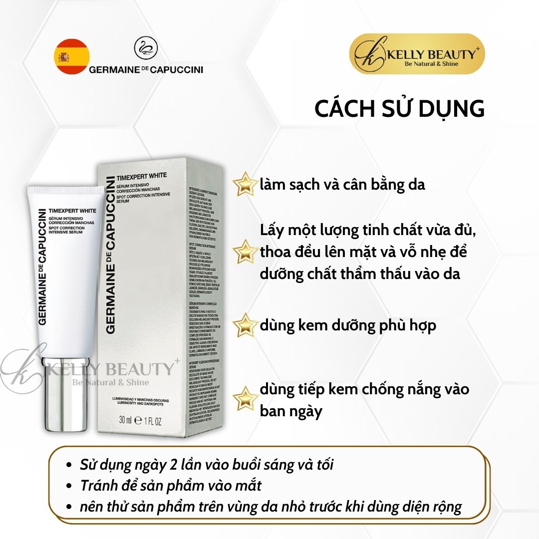 Tinh Chất Sáng Da Mờ Nám Sạm Germaine Timexpert White Spot Correction Intensive Serum | Kelly Beauty