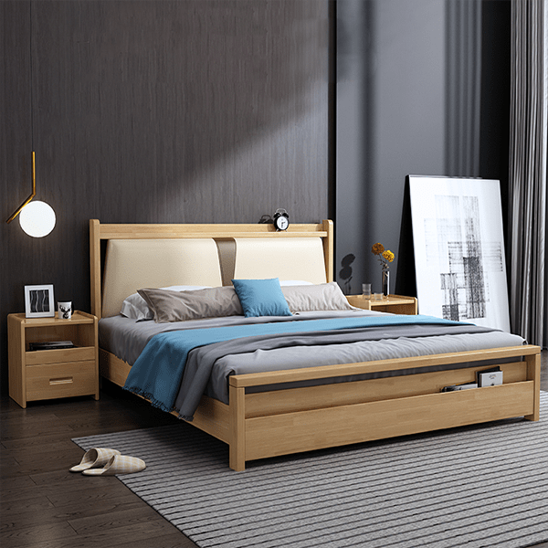 Giường ngủ gỗ đẹp phong cách thanh lịch