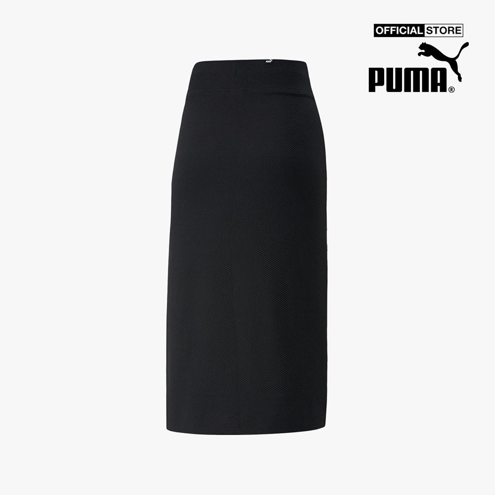 PUMA - Chân váy midi thể thao xẻ tà HER 849835