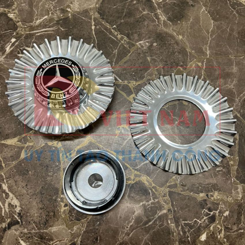 Logo chụp mâm, ốp lazang bánh xe ô tô Maybach ZGS-MC đường kính đĩa 150mm chất liệu nhựa ABS hợp kim nhôm
