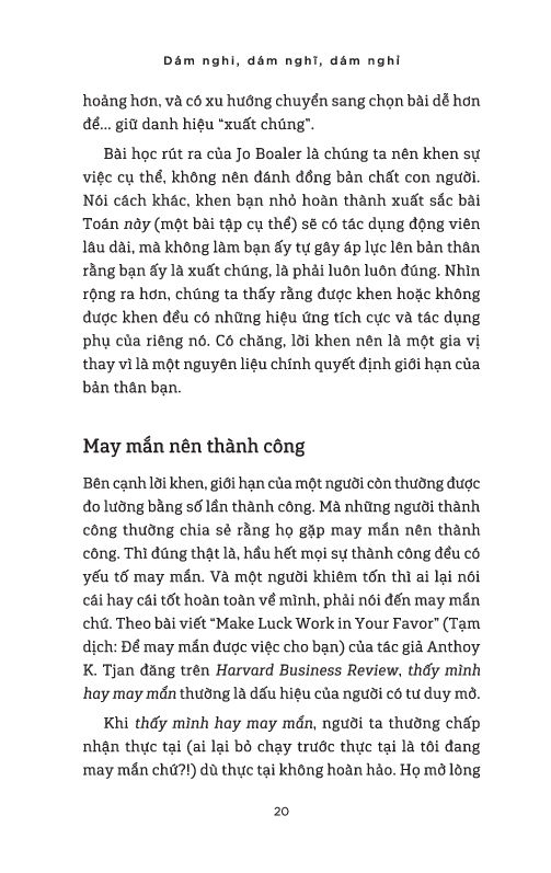 Dám Nghi, Dám Nghĩ, Dám Nghỉ - Góc nhìn cuộc sống và việc làm từ Mekong tới Thung lũng Silicon