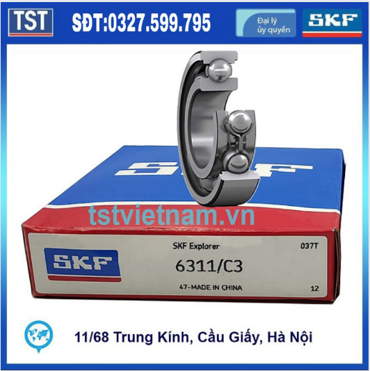 Vòng bi bạc đạn SKF 6311/C3