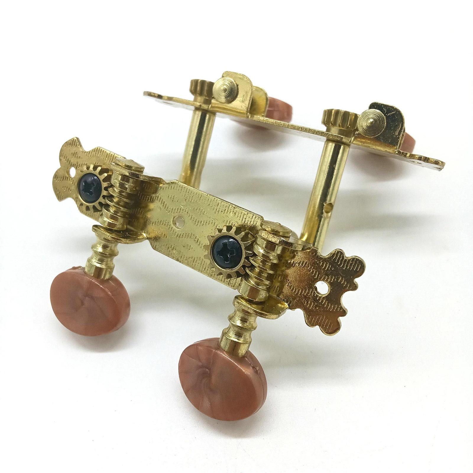 2pieces Guitar Tuner Tuning Keys Pegs Machine Heads for Classical Guitar Ukulele Parts Replacement Accessories