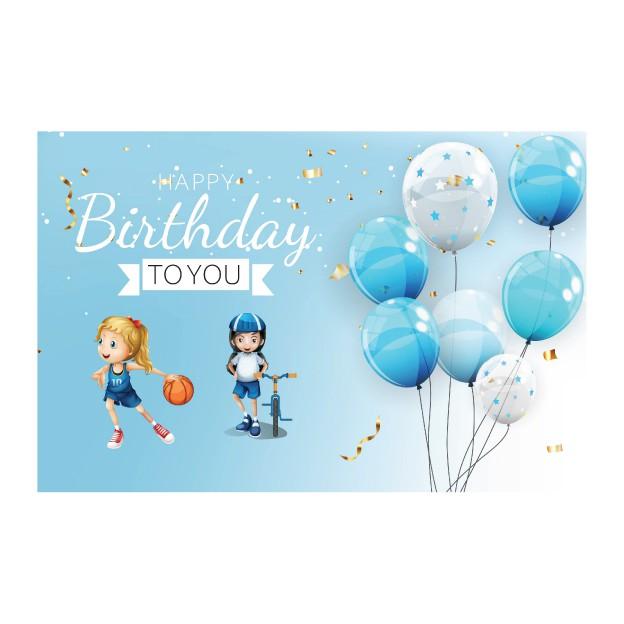 Banner sinh nhật, trang trí tiệc - HPBD-1