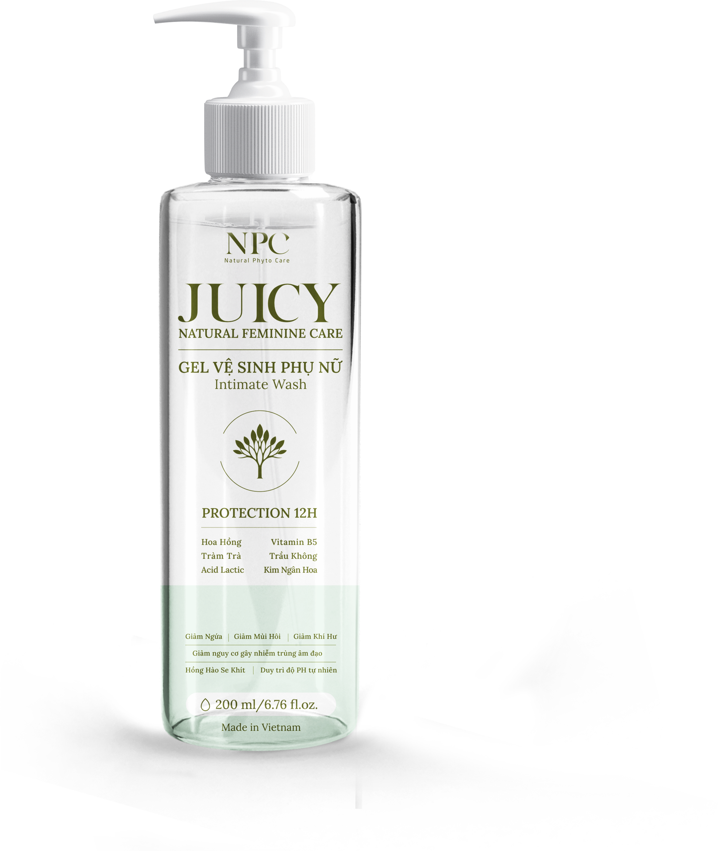 Gel vệ sinh phụ nữ Juicy chai 200ml tinh chất thiên nhiên