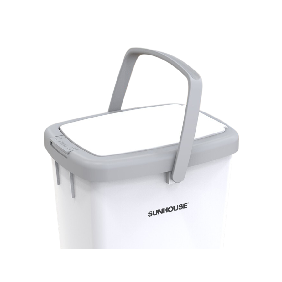 Thùng rác chữ nhật nắp bấm Sunhouse KS-TR12LP