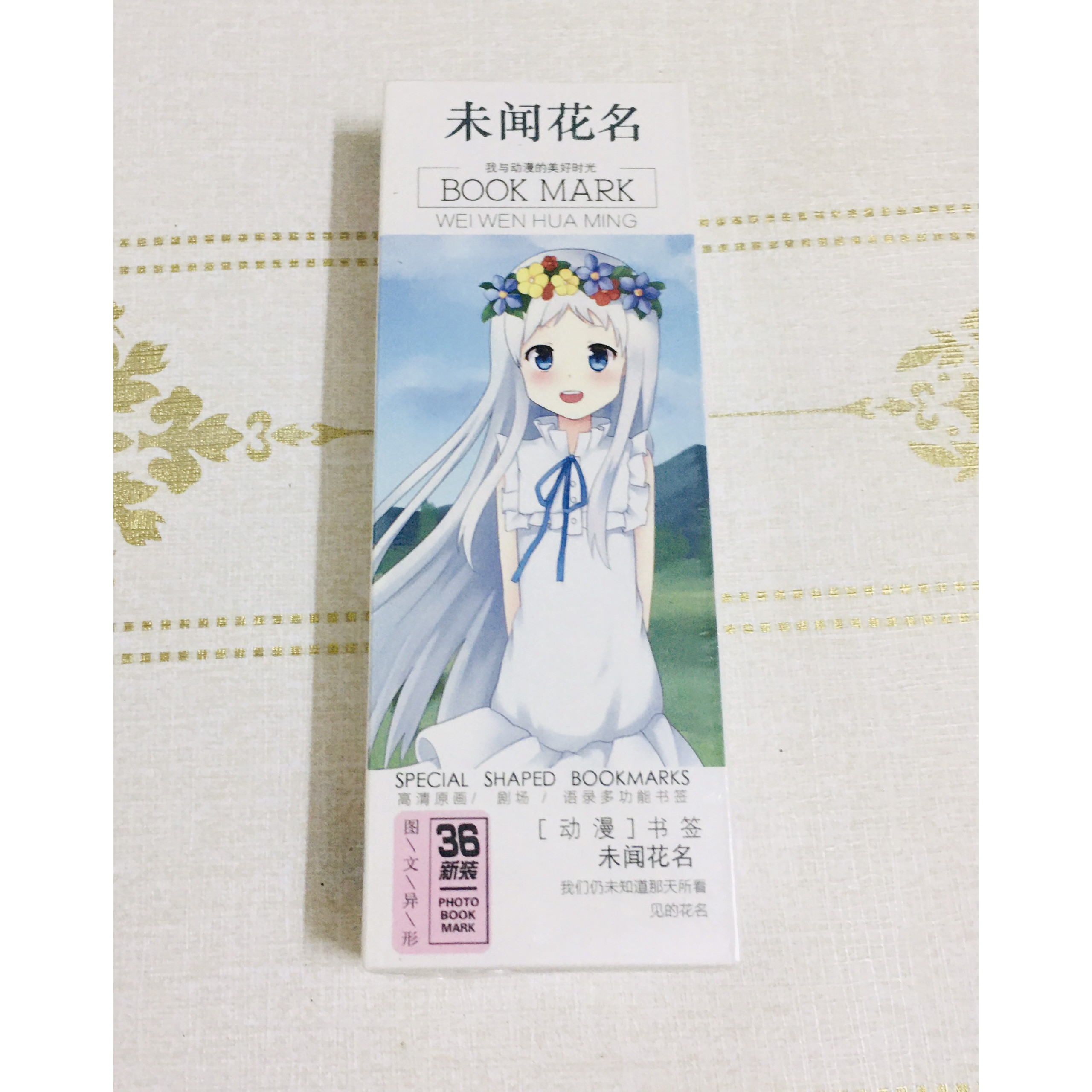 Hộp 36 Đánh Dấu Sách Bookmark Anohana ( giao mẫu ngẫu nhiên )