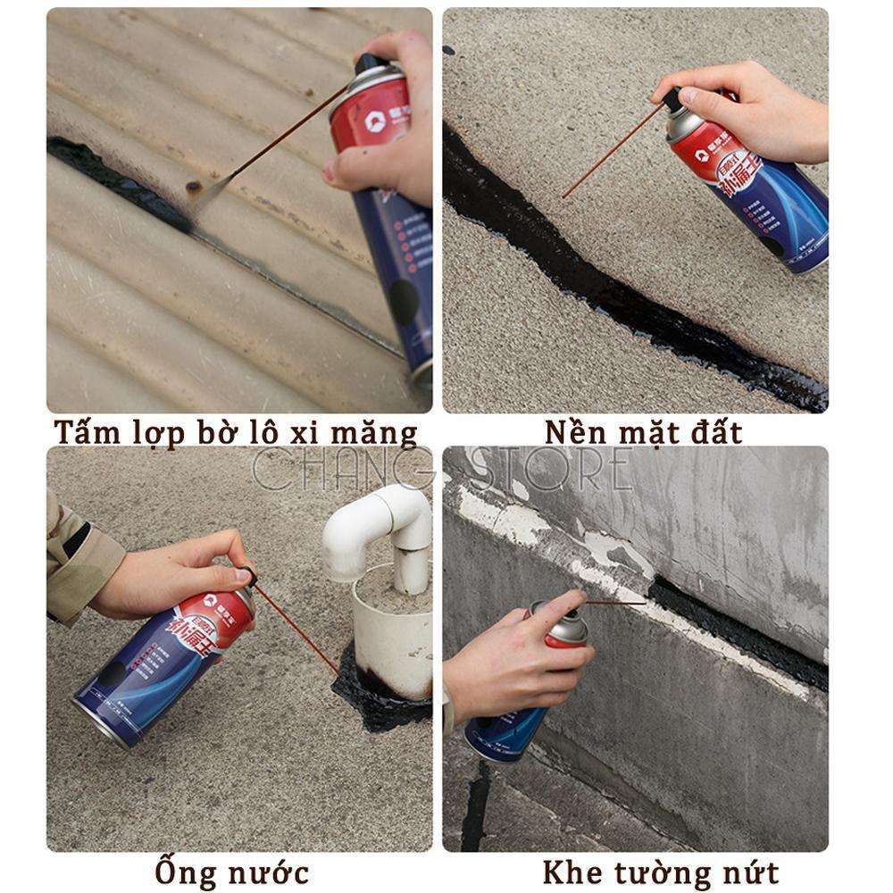 Bình Xịt Chống Dột, Xịt Chống Thấm Công Nghệ NANO - Bảo Vệ Tường, Mái Nhà, Ống Nước... Đa Năng