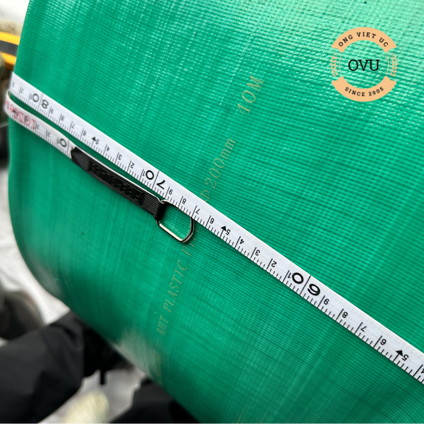 Ống bạt xanh ngọc phi 200mm - Ống bạt bơm cát sỏi Việt Úc