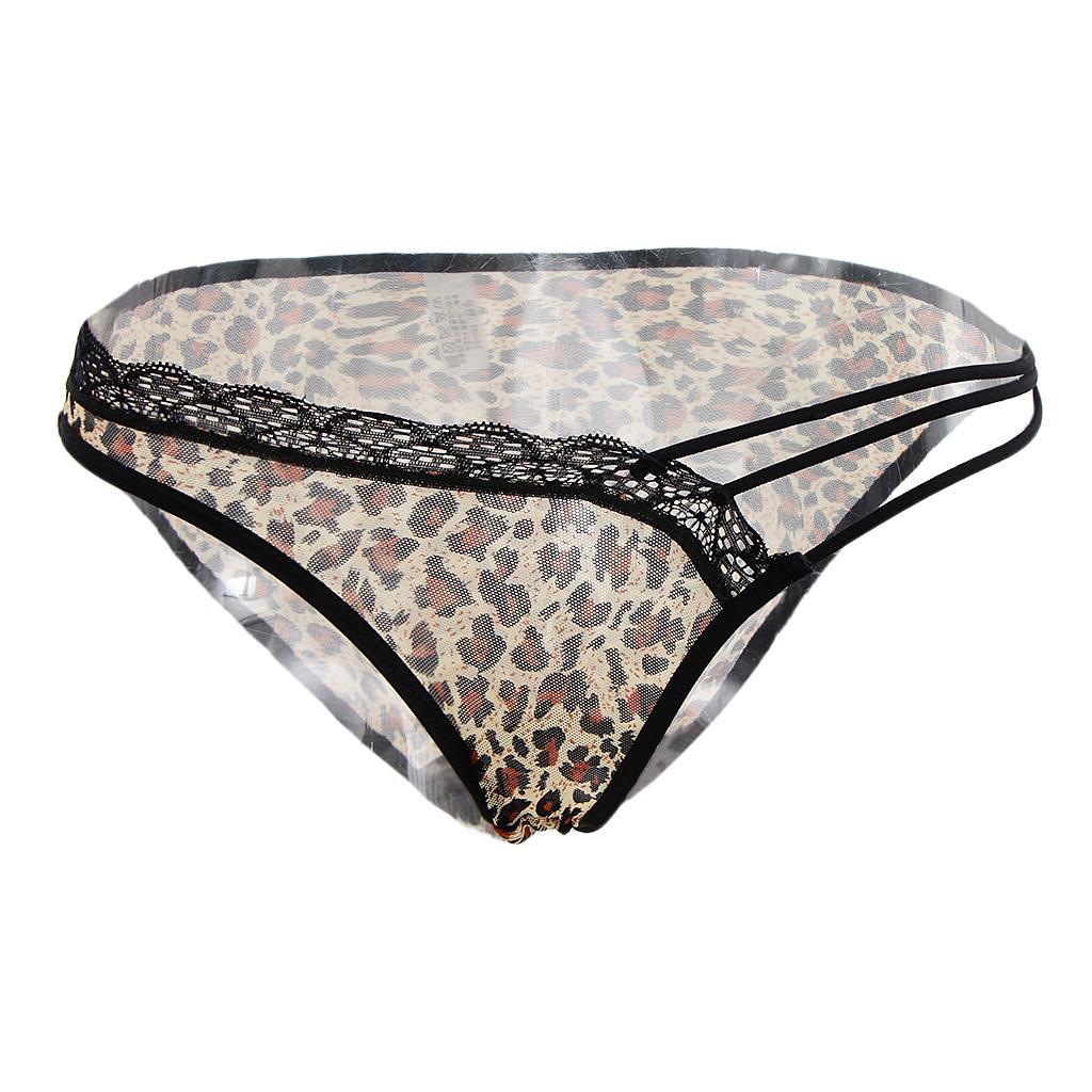Women's Underwear Soft Mesh Stretchy Breathable Floral Lace Bandage Invisible Panties