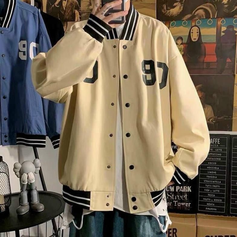 Áo khoác Bomber dù HD90 form rộng 2 lớp nam nữ Unisex siêu duyên KMG