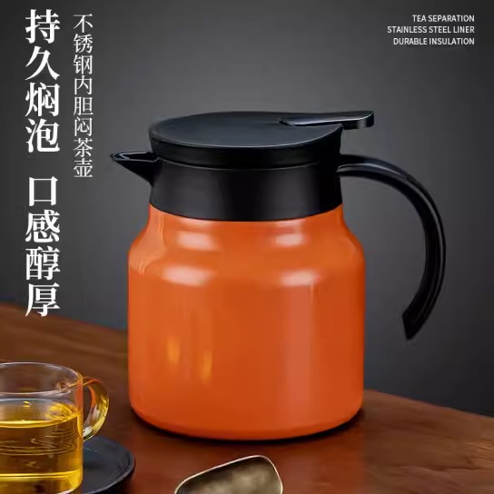 ẤM PHA TRÀ GIỮ NHIỆT INOX - LỌC TRÀ CAFE Dung Tích 1000 ml Tiện Lợi.