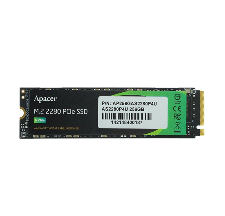 Ổ cứng SSD Apacer AS2280P4U 256GB / 512GB M.2 PCIe Gen3 x4 - Hàng Chính Hãng