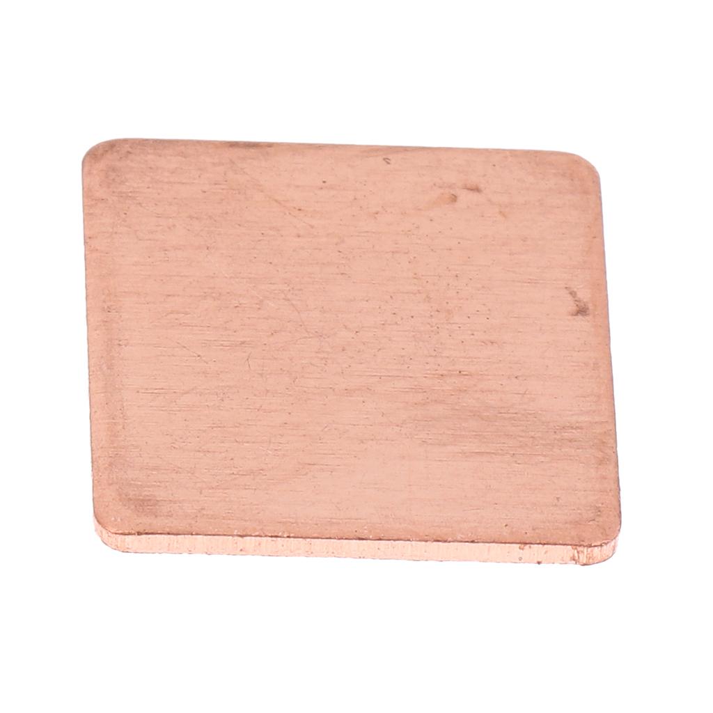 10 Pieces IC Chipset Cooler Thermal Heatsink Copper Pad Shim Size 15 x 15 mm for Raspberry Pi